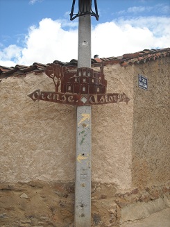 señal para elegir Camino en Granja de Moreruela